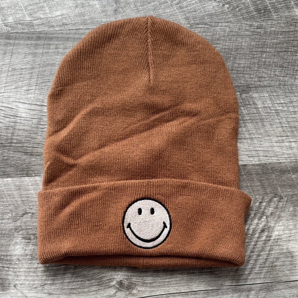 Smiley face beanie